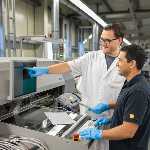© Voigt electronic GmbH Einblick in die Fertigung bei der Voigt electronic GmbH.