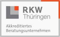 Offizielles RKW Thüringen Qualitätssiegel für akkreditierte Beratungsunternehmen